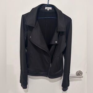 Grace & Lace Black Moto Jacket – Size Small